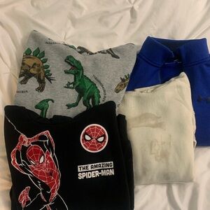 Under Armour Blue Pullover and Graphic Sweatshirts Bundle